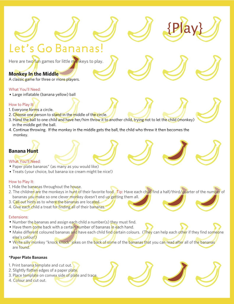 Let's Explore! Pop Art (Banana) – Activity eBooklet
