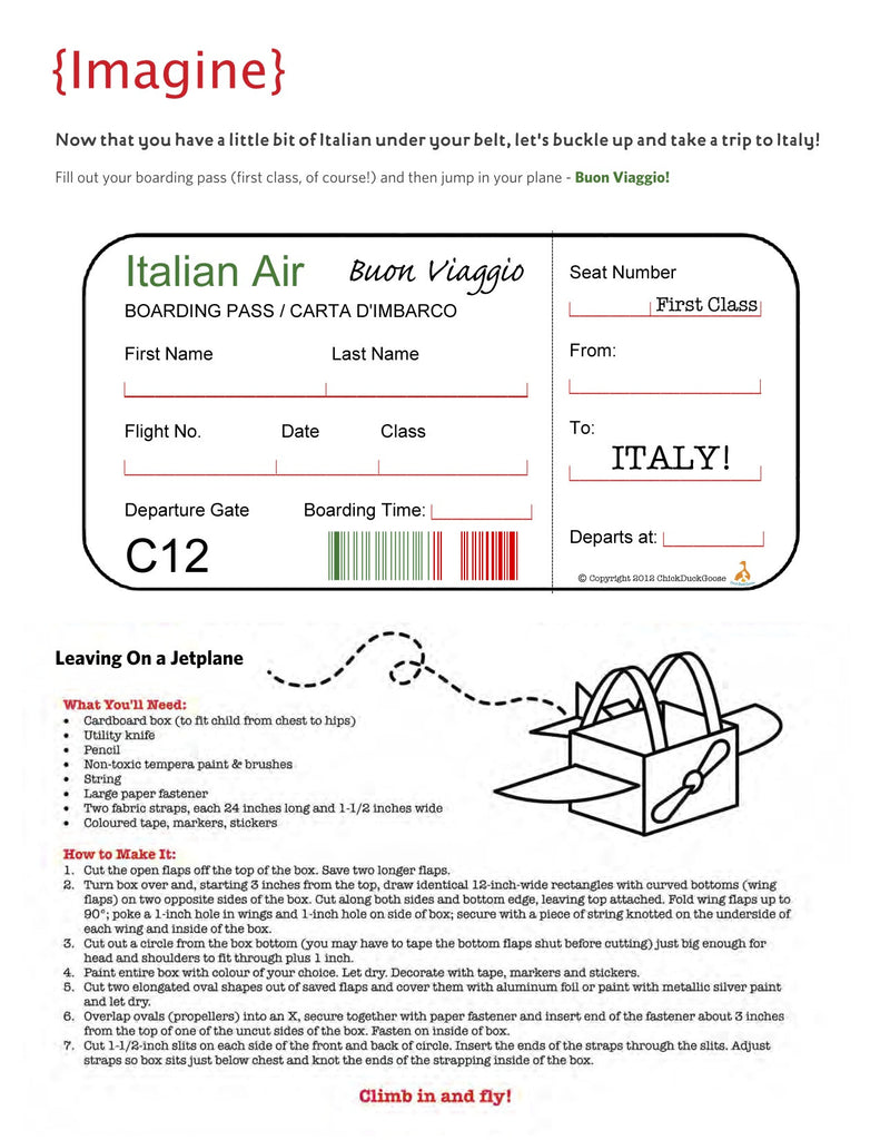 Let's Explore! Italy – Activity eBooklet