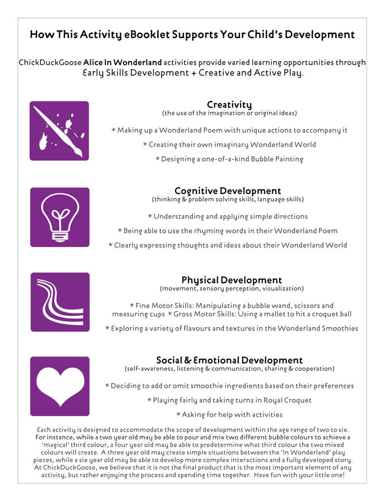 Let's Explore! Alice In Wonderland – Activity eBooklet