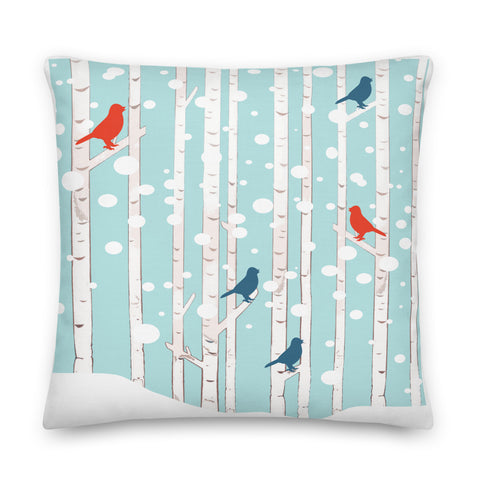 Forest Birds Pillow